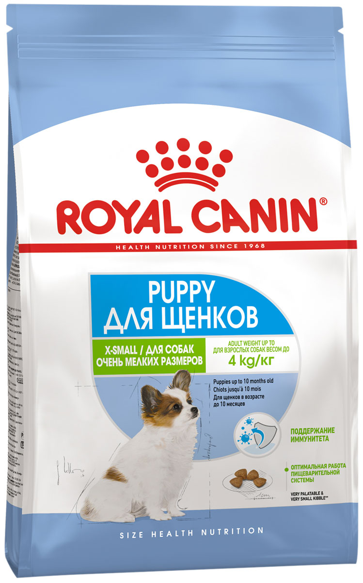 

Сухой корм для щенков ROYAL CANIN Junior X - Small, птица, 0,5кг, Junior X - Small