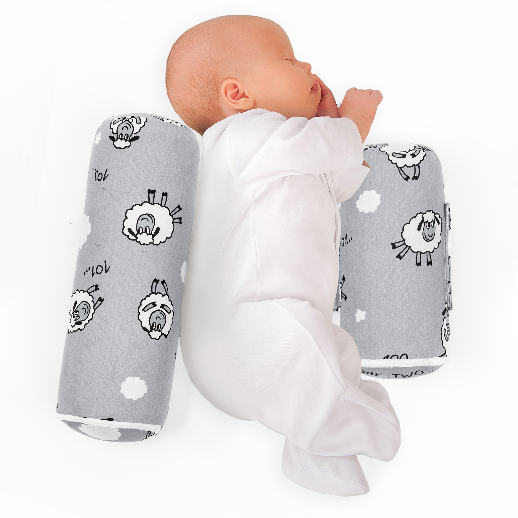 

Подушка (для боковой поддержки) Amarobaby Nature Anatomy с лузгой гречихи (101 Барашек), AMARO-40NA