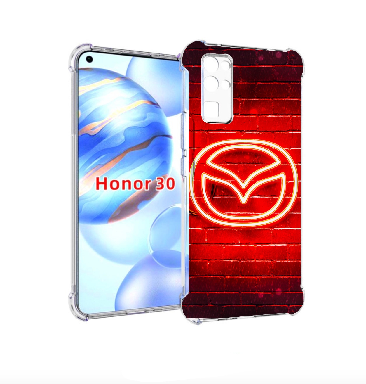 Чехол бампер MyPads Мазда для Honor 30 (BMH-AN10) противоударный