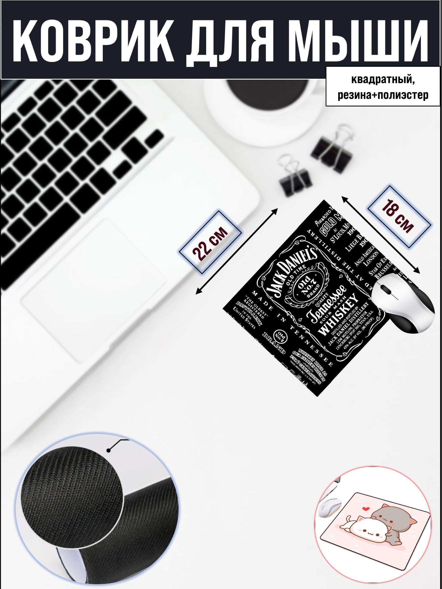 

Коврик для мыши NoBrand RS2078, Рисунок, RS2078