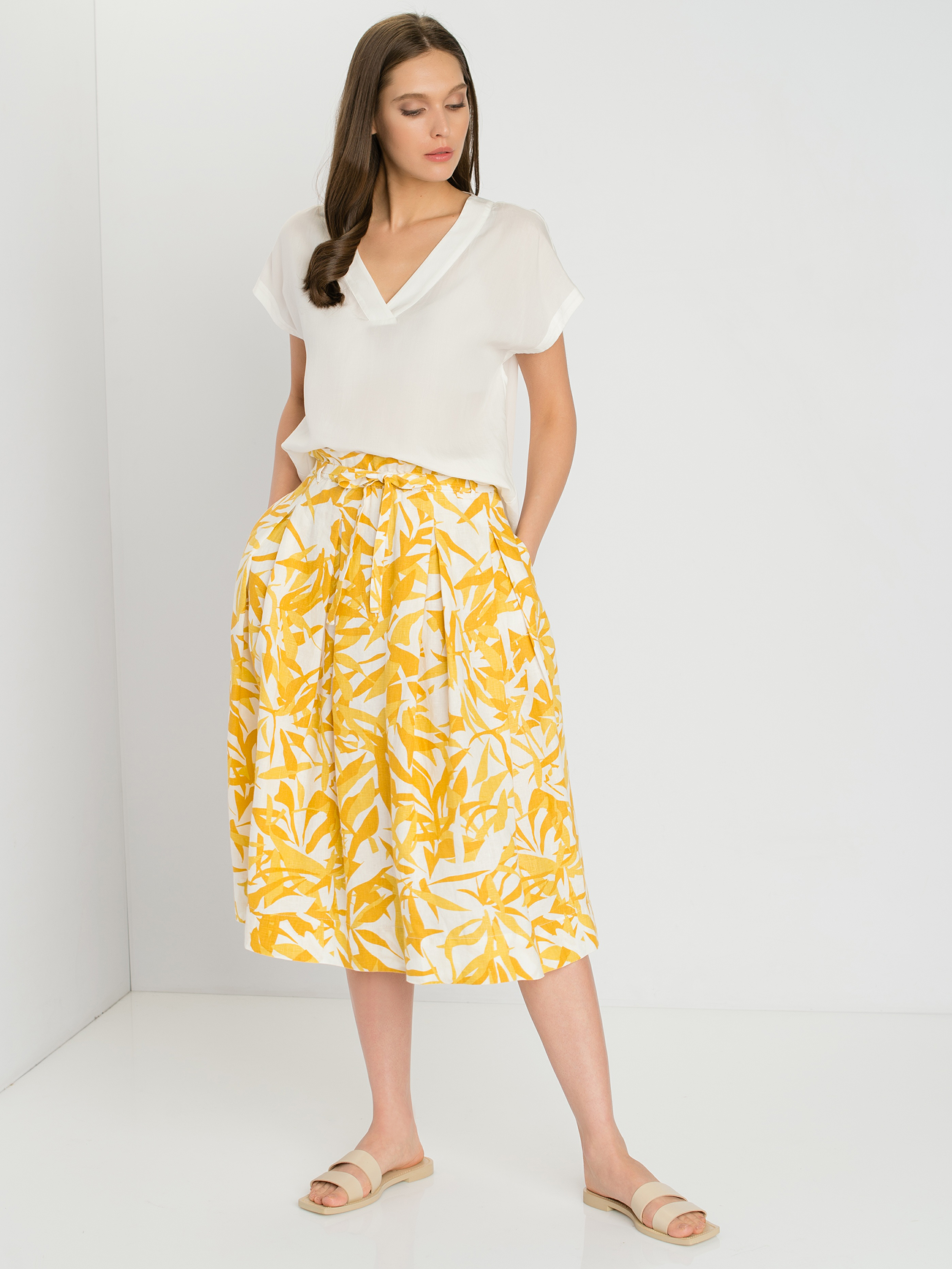 

Блуза женская Gerry Weber 760036-31424-99700 белая 42, 760036-31424-99700
