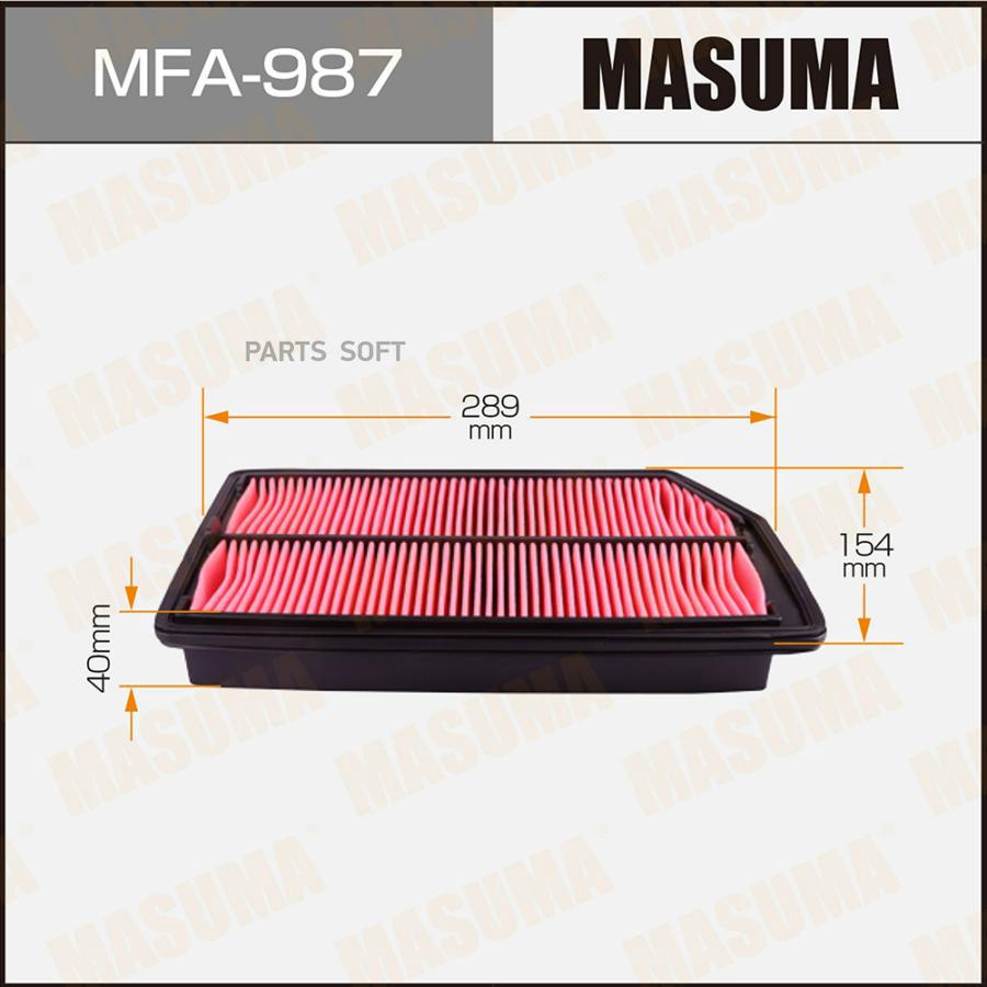 

Воздушный фильтр MASUMA MFA987