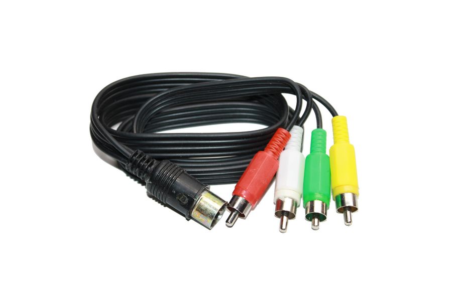 Шнур 4RCA-6PIN 1-1.5м