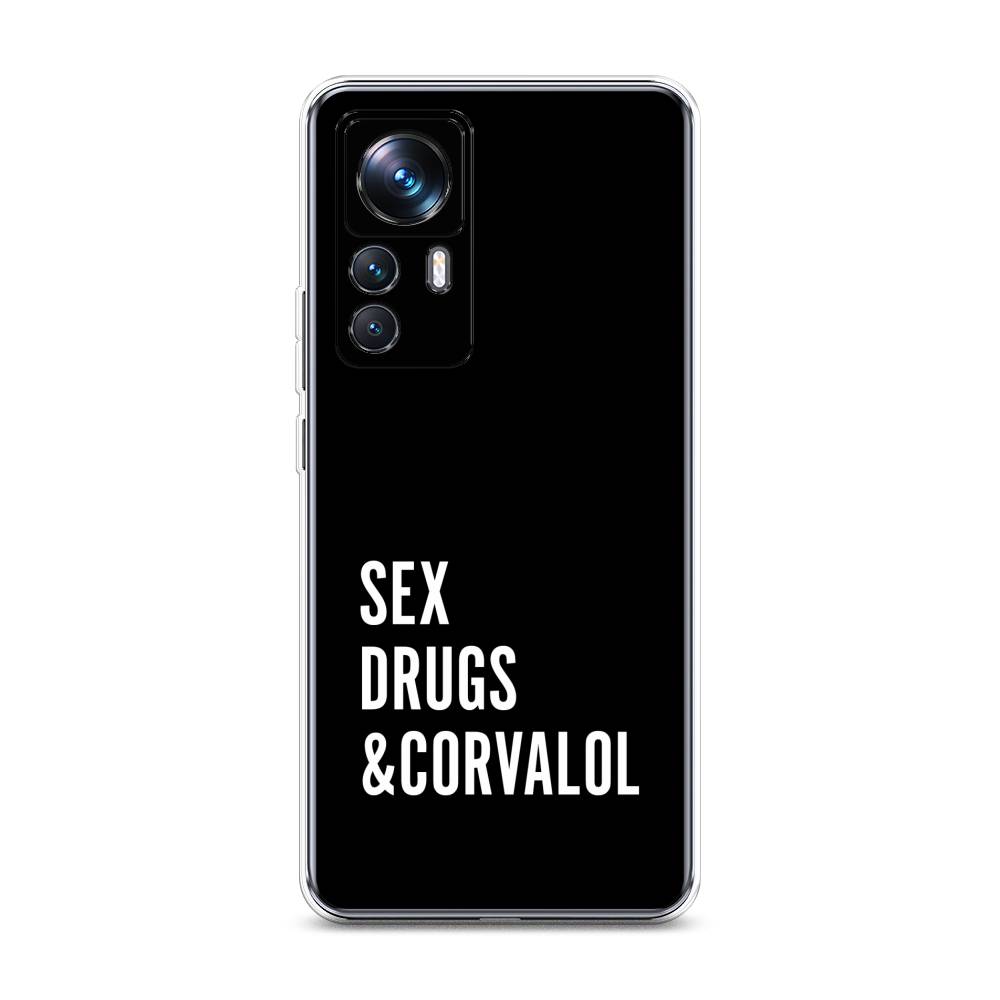 

Чехол на Xiaomi 12T Pro "Corvalol", Черный;серый;белый, 315750-6