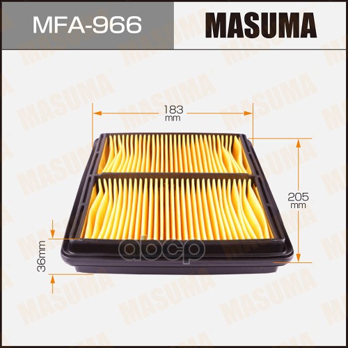 

Фильтр воздушный (A-843V) MASUMA MFA-966