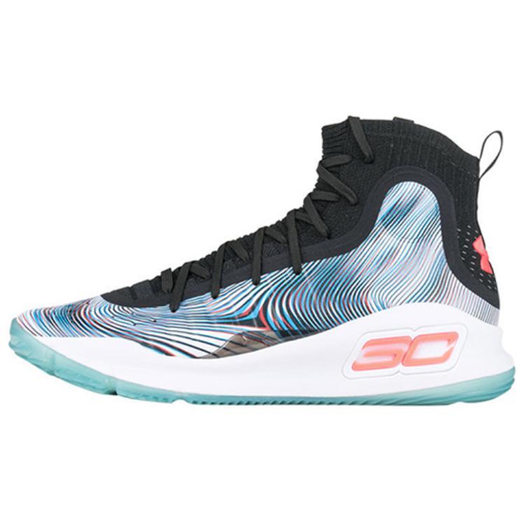 

Кроссовки унисекс Under Armour Curry 4 голубые 44.5 EU, Голубой, Curry 4