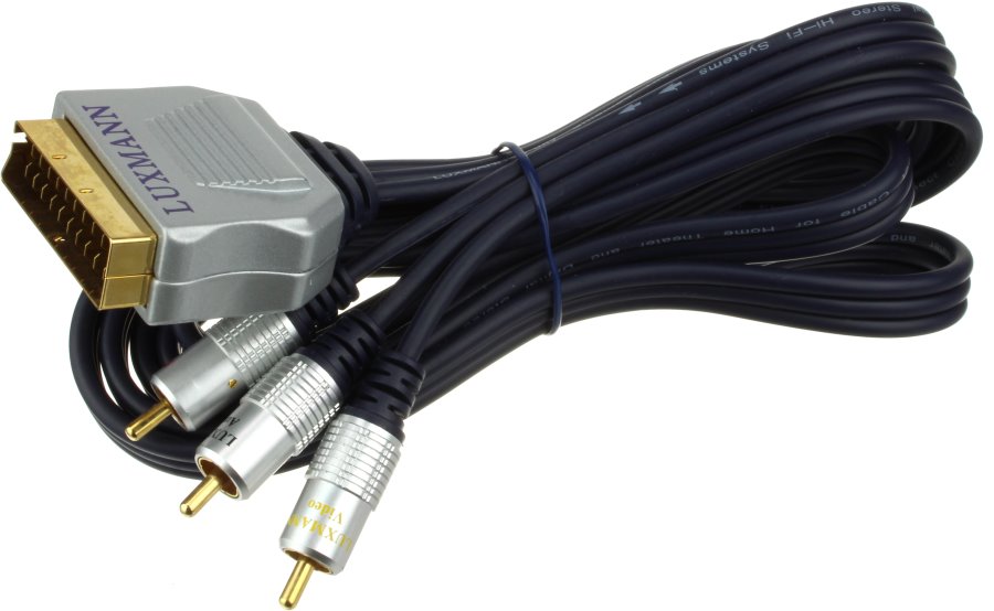 Шнур 3RCA-SCART 2м LUXMANN MET 407-103-9