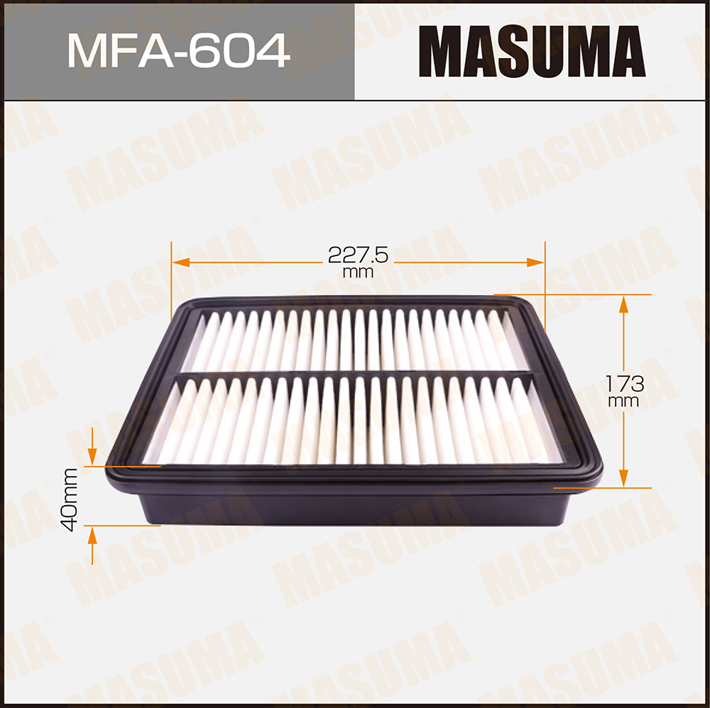 

MASUMA MFA604 Фильтр возд.MAZDA 2, 3 1.5 13 =