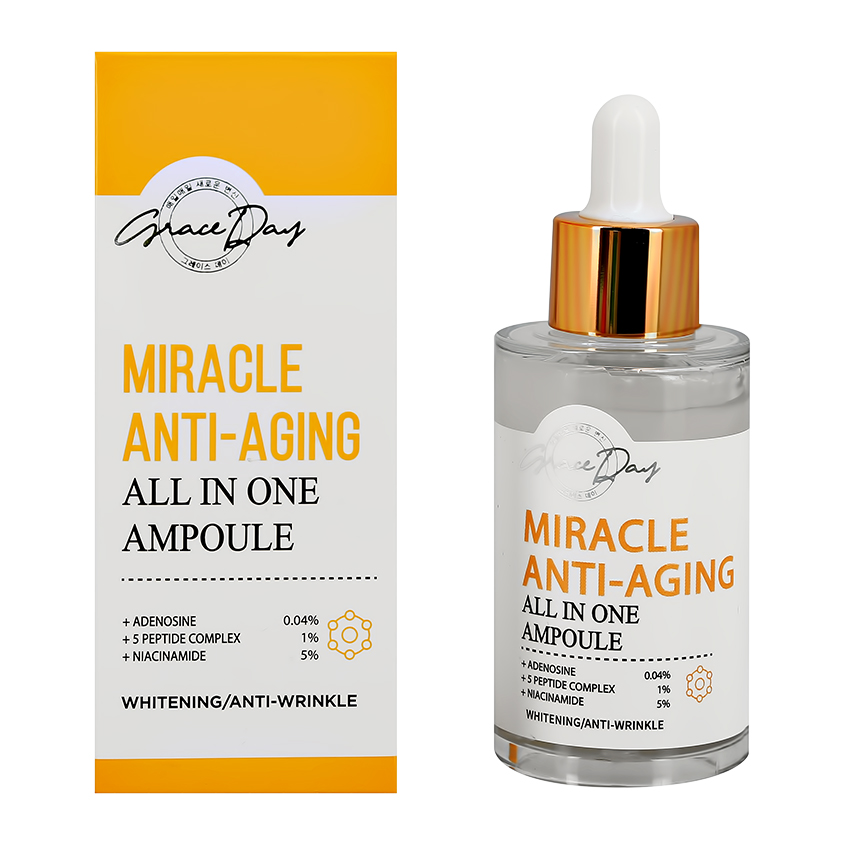 фото Сыворотка для лица grace day miracle anti-age 50 мл