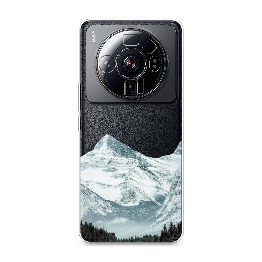 

Чехол на Xiaomi 12S Ultra "Горы арт 1", Белый;зеленый, 314550-2