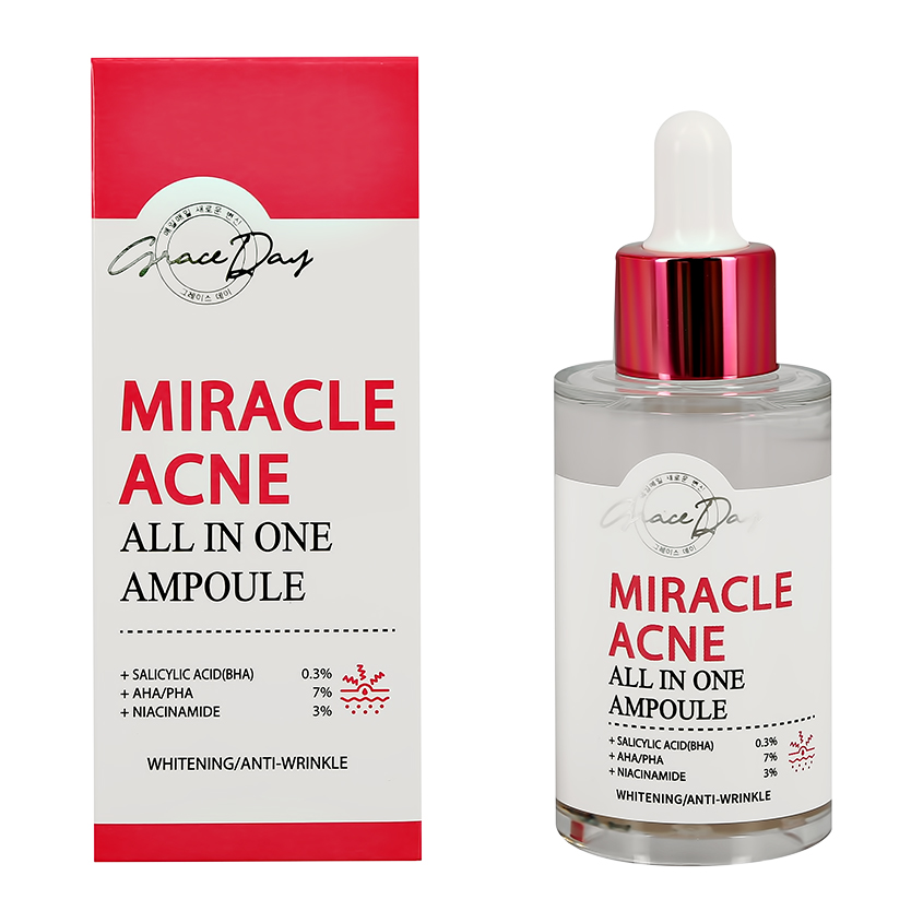 фото Сыворотка для лица grace day miracle отшелушивающая, 50 мл