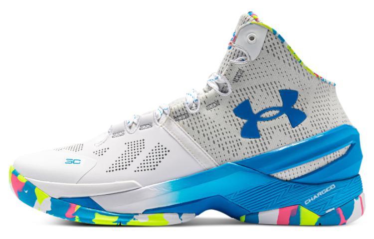 

Кроссовки унисекс Under Armour Curry 2 2 белые 44.5 EU, Белый, Curry 2 2