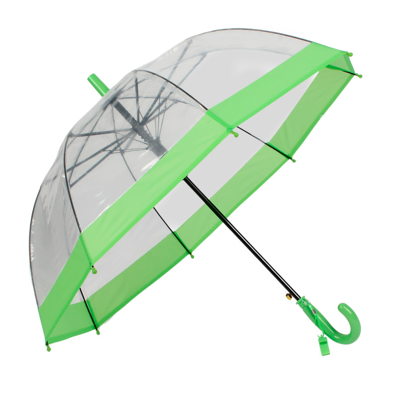 Зонт-трость детский Little Mania ZHD001 зеленый наконечник ншви 6 0 12 е 6 0 12 e6012 латунь зеленый штыревой втулочный изолированный 12 мм 6 мм² rexant 08 0823
