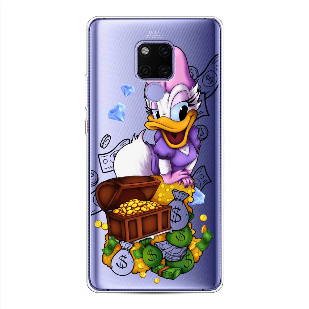 

Чехол для Huawei Mate 20X "Rich Daisy Duck", Коричневый;белый;фиолетовый, 66950-6