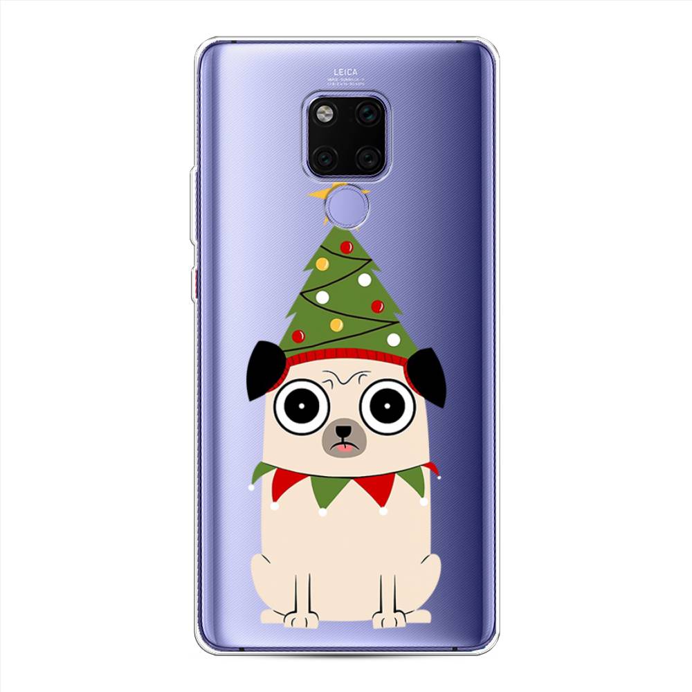 

Чехол для Huawei Mate 20X "Собачка с ёлочкой", Бежевый;красный;зеленый, 66950-1