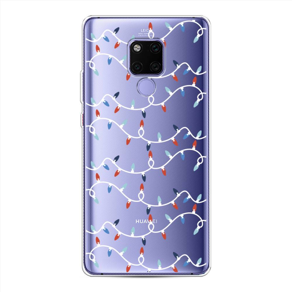 

Чехол для Huawei Mate 20X "Разноцветная гирлянда", Белый;красный;синий, 66950-5