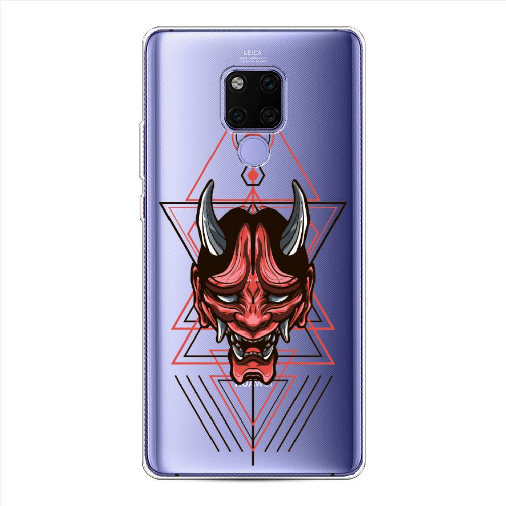 

Чехол для Huawei Mate 20X "Hanya Oni mask", Серый;красный;черный, 66950-4