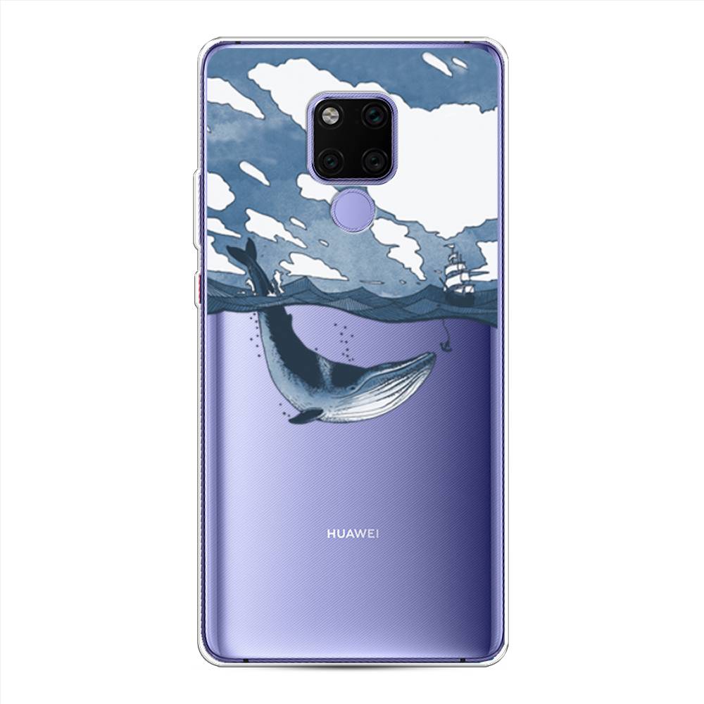 

Чехол для Huawei Mate 20X "Большой кит", Синий, 66950-1