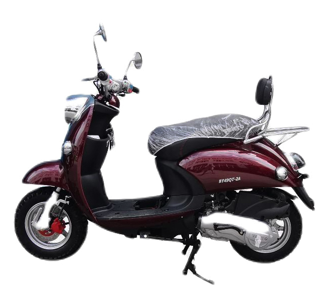 

VENTO RETRO 49cc (150) сигнализация, кофр (RED (Вишня)) мопед