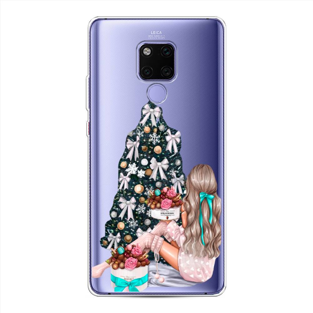 

Чехол для Huawei Mate 20X "New Year", Зеленый;бежевый;голубой, 66950-5