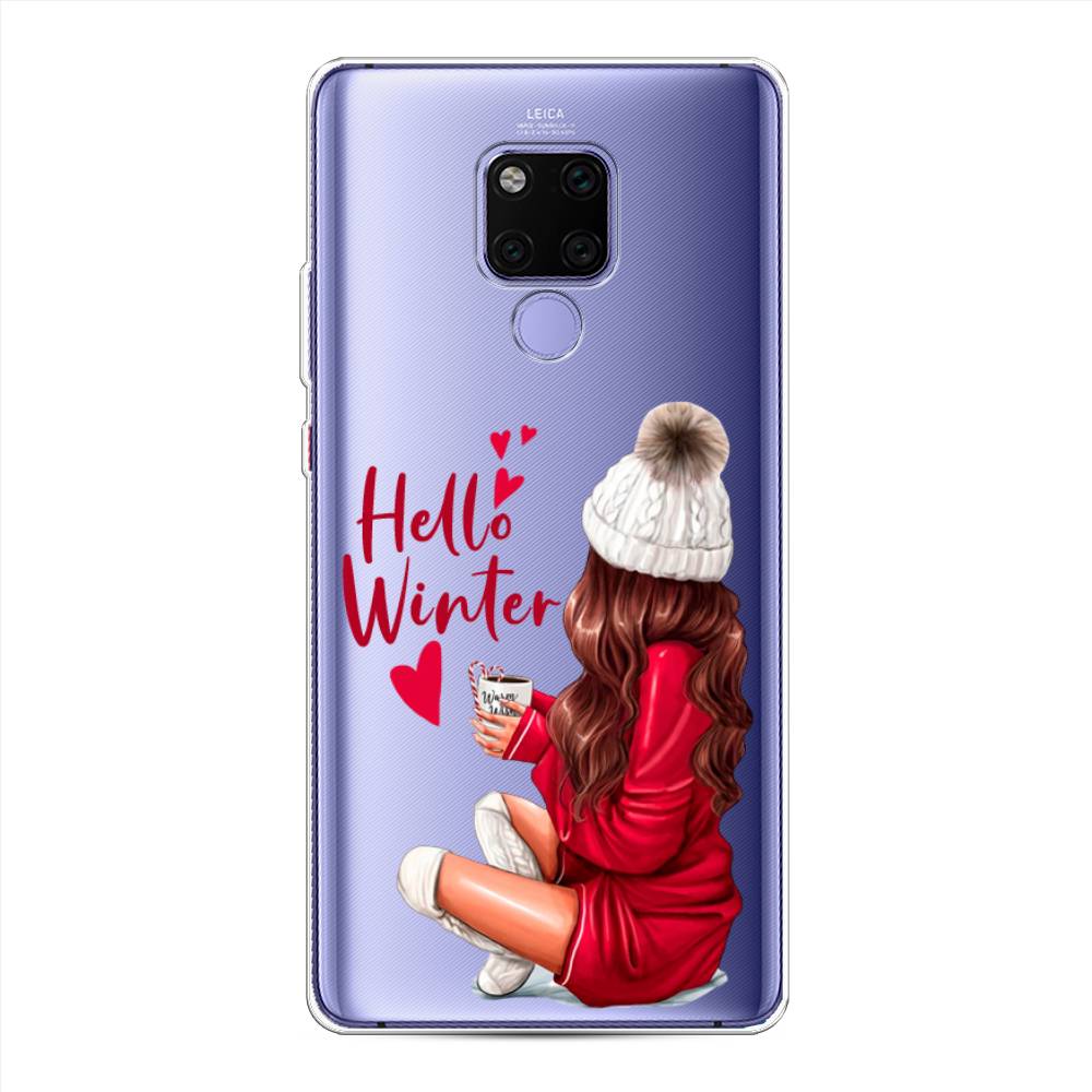 

Чехол для Huawei Mate 20X "Hello winter", Красный;белый;коричневый, 66950-5