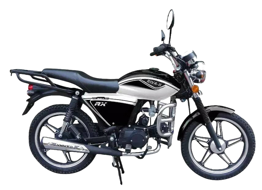 

VENTO RIVA - II RX 49cc (110) (дуги, без сигнализации) BLACK/WHITE мопед