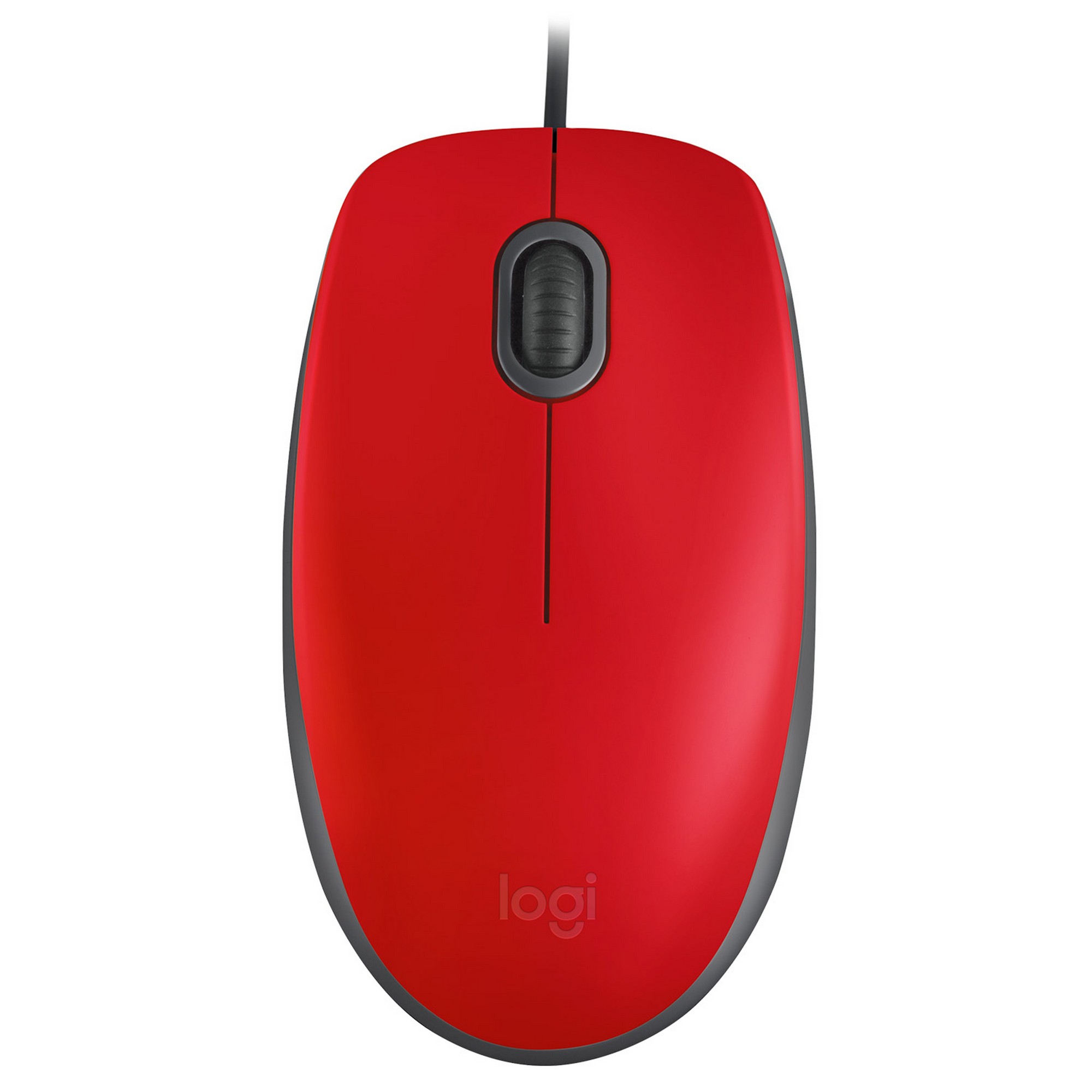 фото Мышь logitech m110 red/black (910-005489)