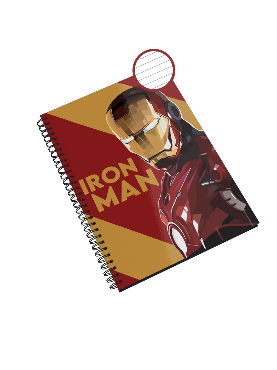 

Блокнот Каждому Своё "Iron man/Железный человек" NP-MVIM11-A5/3 A5 48л в линейку, NP-MVIM11-A5/3