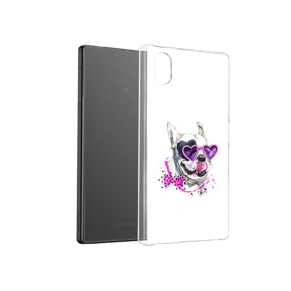 

Чехол MyPads Tocco для Sony Xperia X акварельный пёс, Прозрачный, Tocco