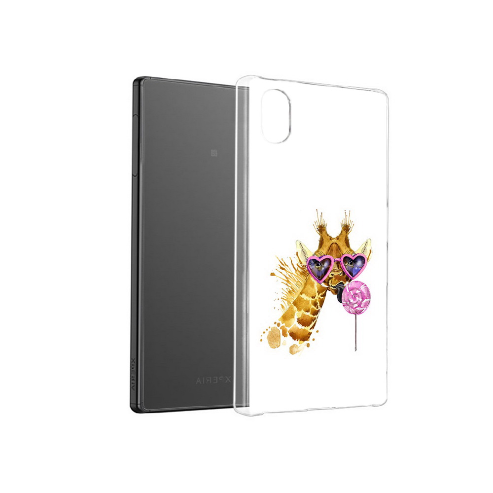 

Чехол MyPads Tocco для Sony Xperia X акварельный жираф, Прозрачный, Tocco