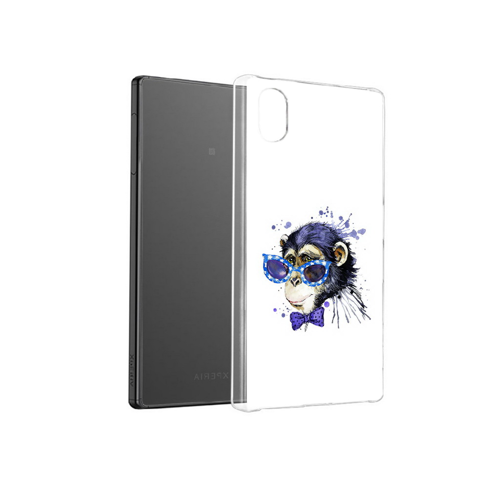 

Чехол MyPads Tocco для Sony Xperia X акварельная обезьяна, Прозрачный, Tocco