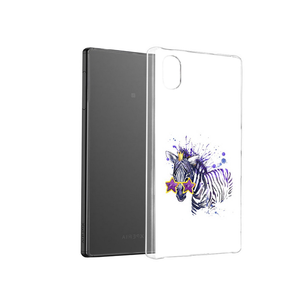 

Чехол MyPads Tocco для Sony Xperia X акварельная зебра, Прозрачный, Tocco
