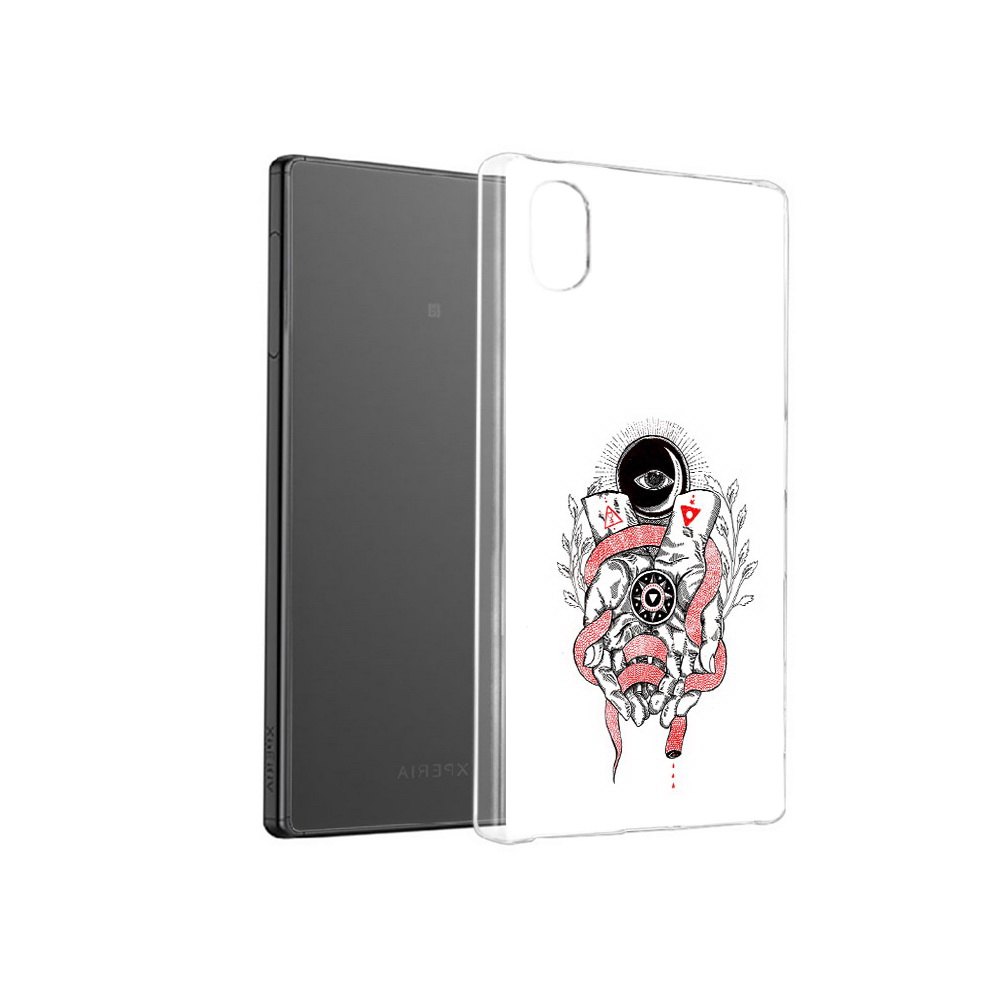 

Чехол MyPads Tocco для Sony Xperia X абстрация связанные руки, Прозрачный, Tocco