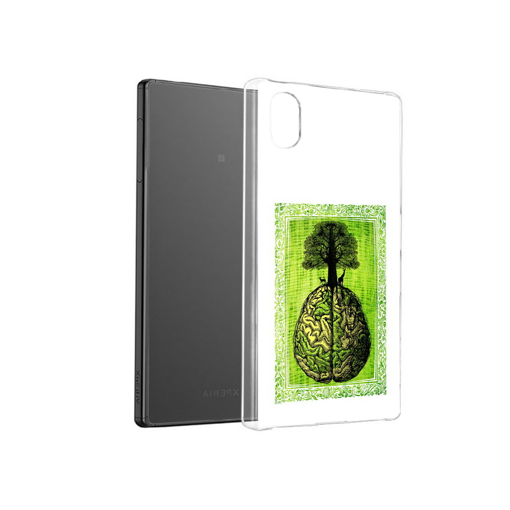 

Чехол MyPads Tocco для Sony Xperia X абстракция здоровый мозг, Прозрачный, Tocco