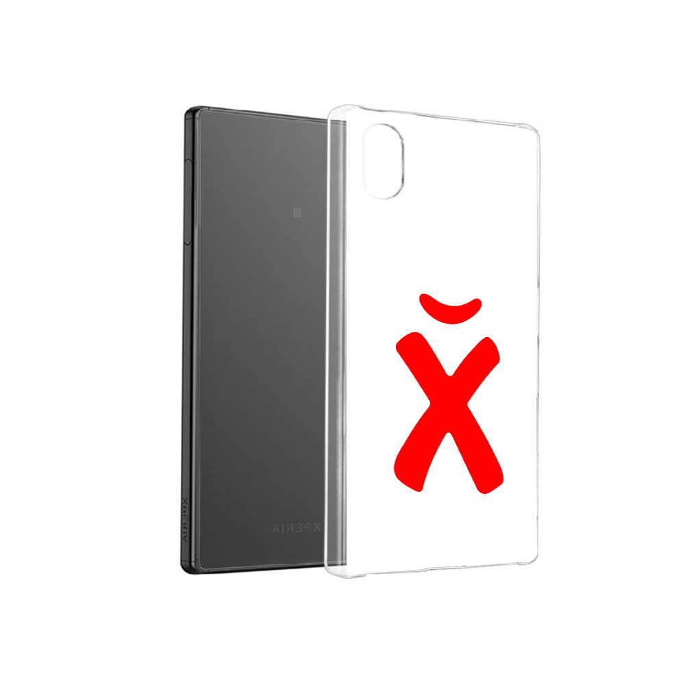 

Чехол MyPads Tocco для Sony Xperia X абстракция буква х, Прозрачный, Tocco
