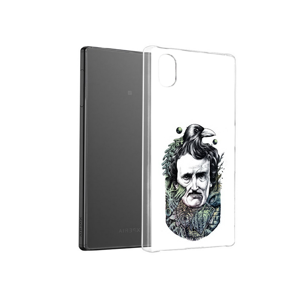

Чехол MyPads Tocco для Sony Xperia X Эдгар Аллан с вороном, Прозрачный, Tocco
