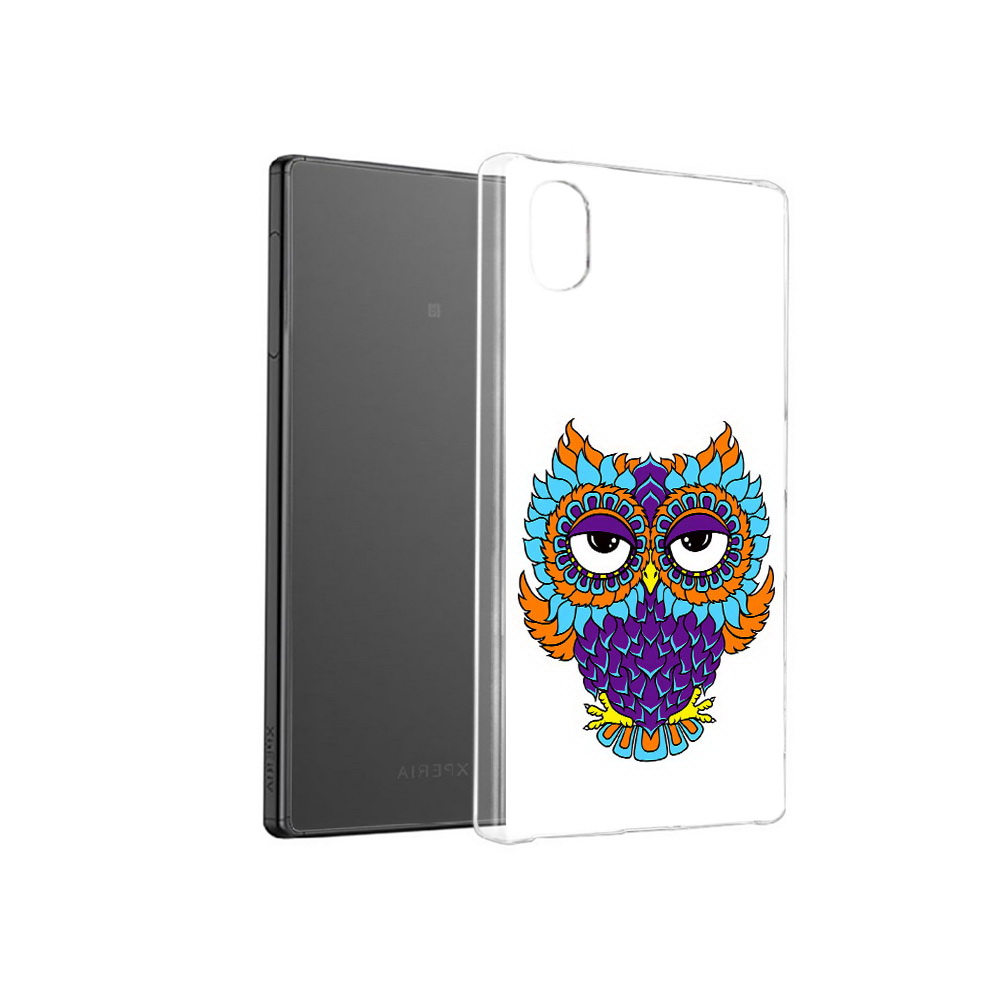 

Чехол MyPads Tocco для Sony Xperia X Цветная сова, Прозрачный, Tocco