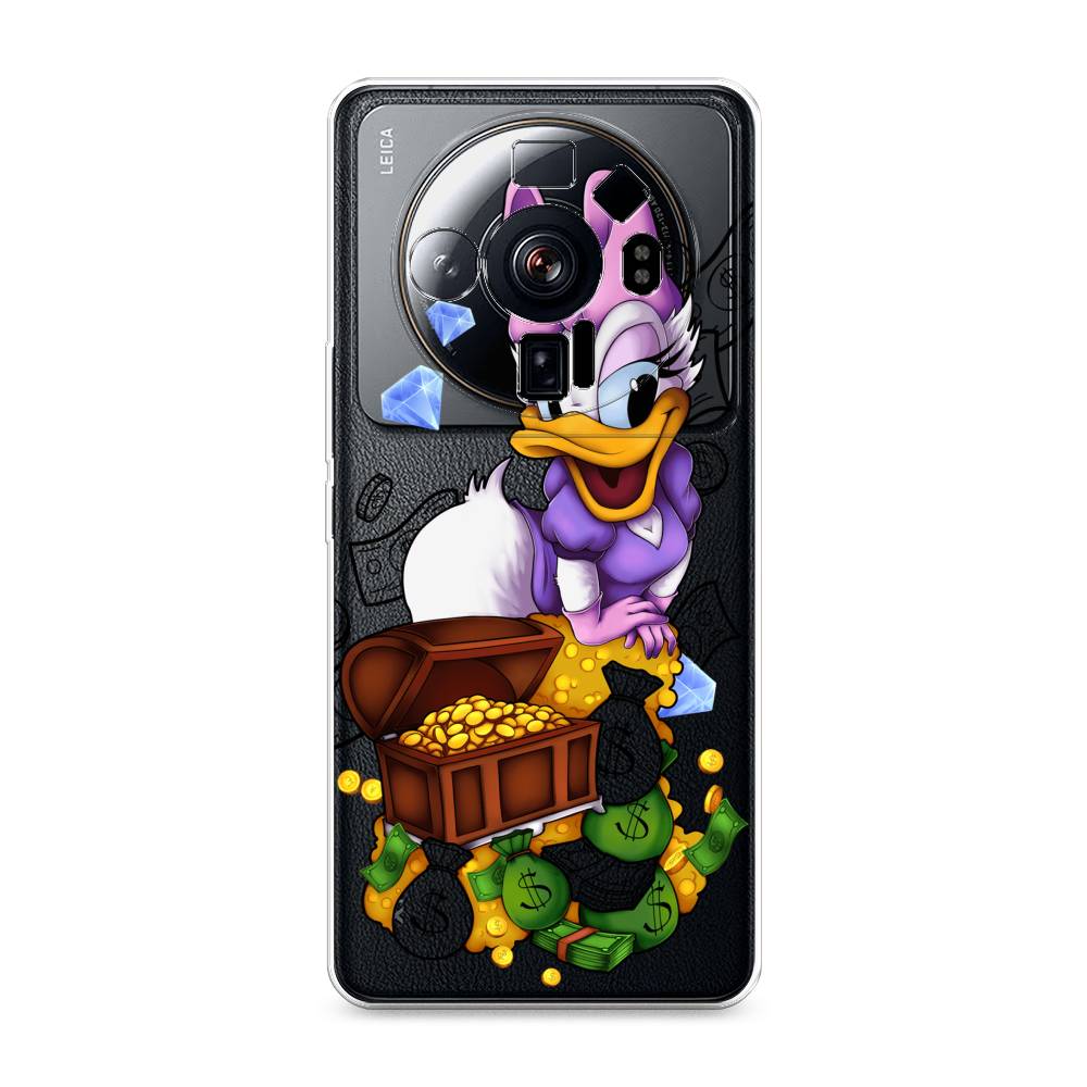 

Чехол на Xiaomi 12S Ultra "Rich Daisy Duck", Коричневый;белый;фиолетовый, 314550-6