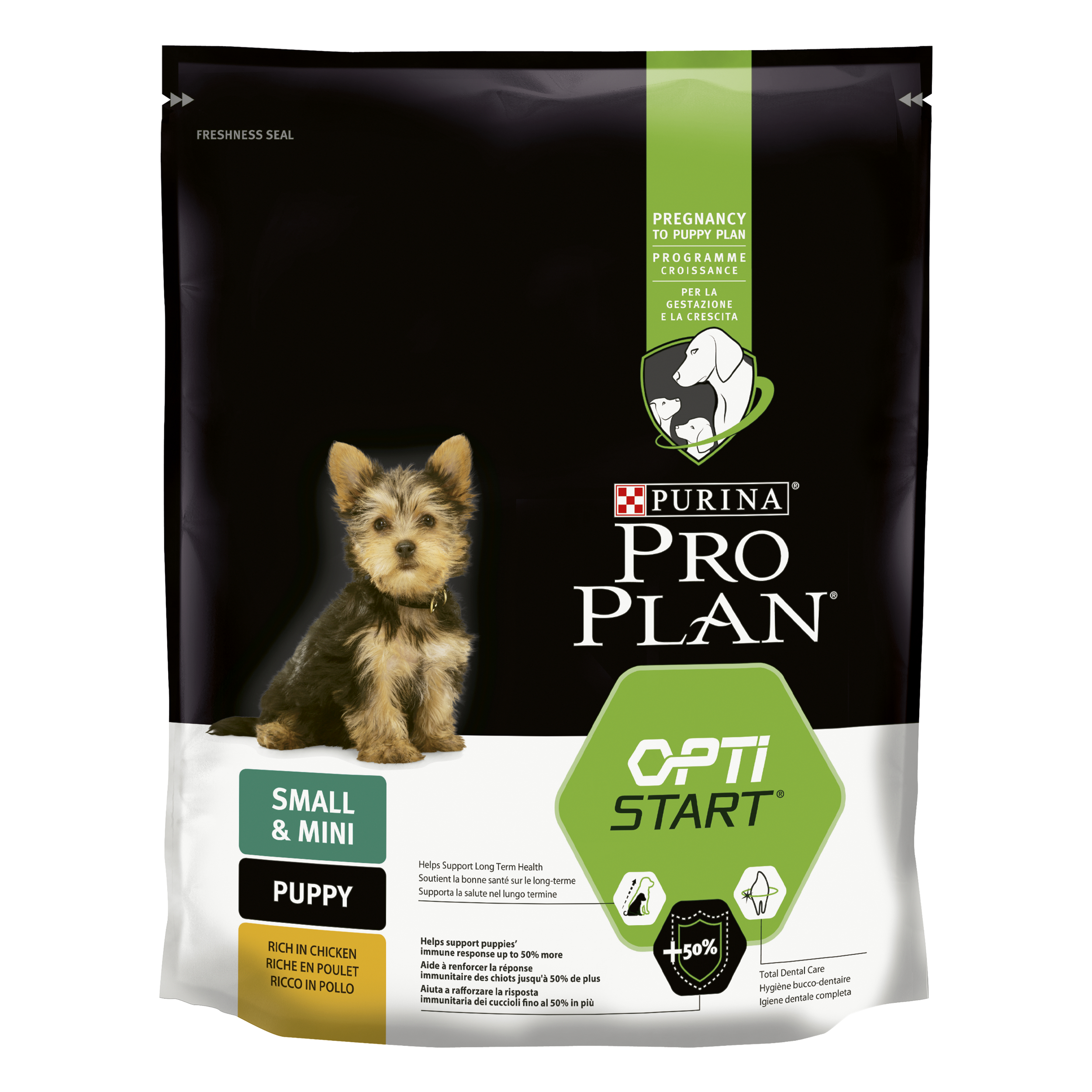 фото Сухой корм для щенков pro plan optistart small&mini puppy, для мелких пород, курица, 0,7кг