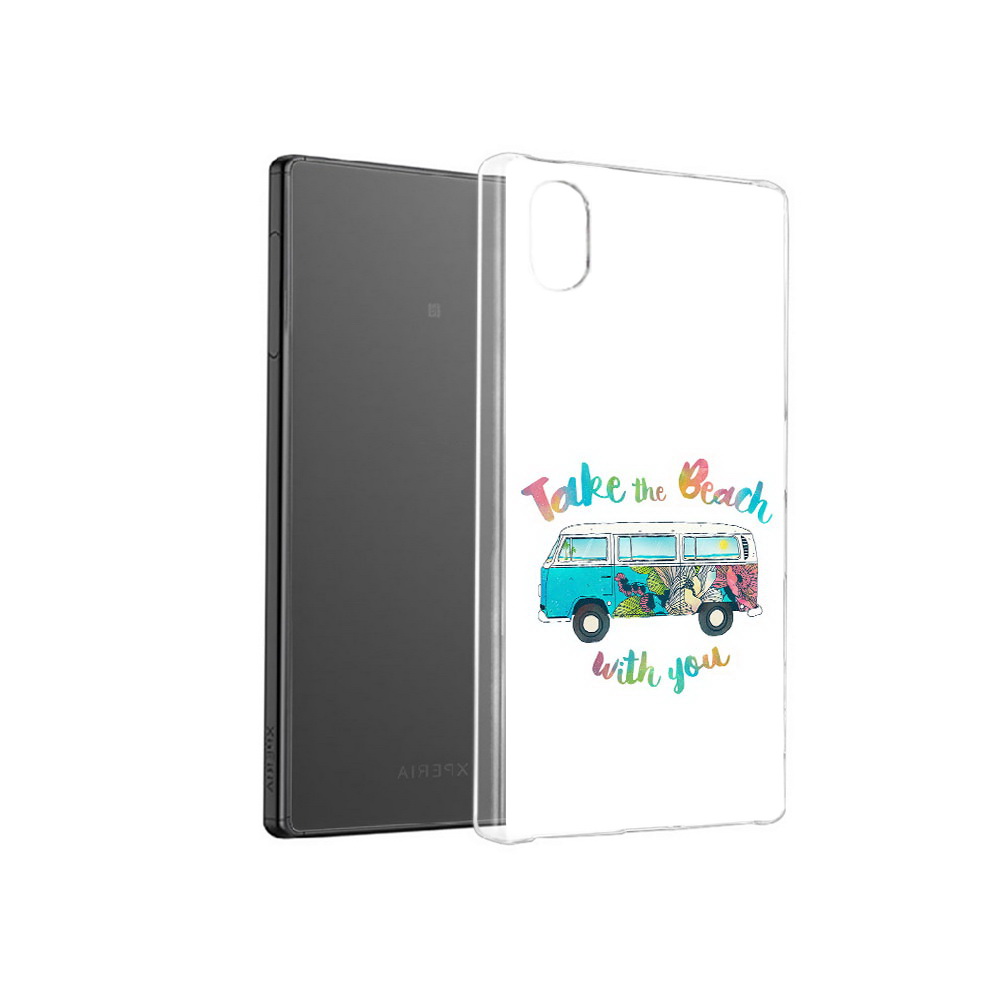 

Чехол MyPads Tocco для Sony Xperia X Хиппи автобус, Прозрачный, Tocco