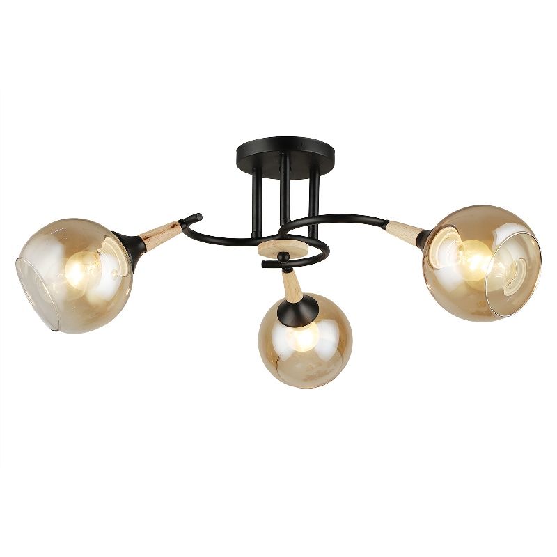 

Люстра Лас Светас 78619/3 BK+WOOD, 78619/3 BK+WOOD