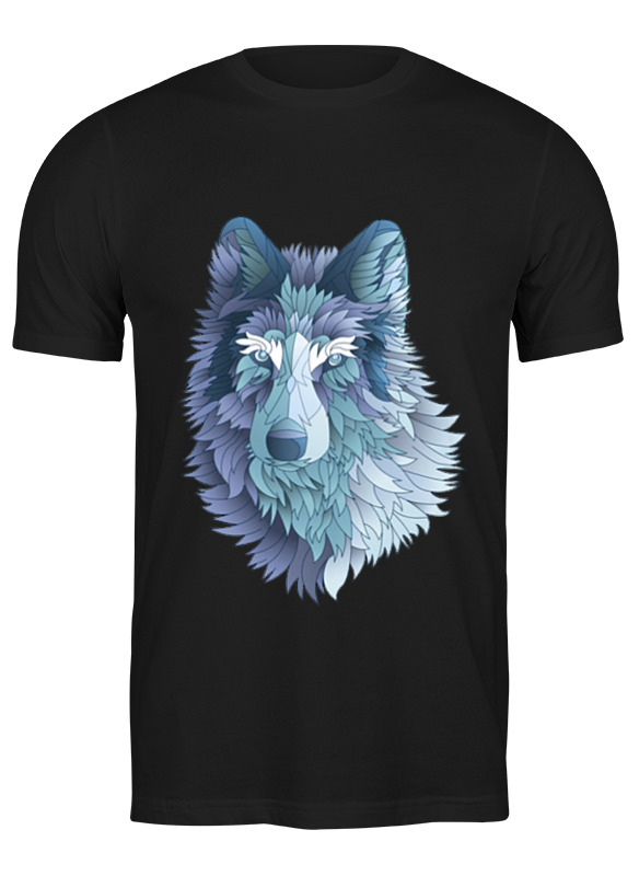 

Футболка унисекс Printio Beautiful wolf черная 3XL, Черный, Beautiful wolf