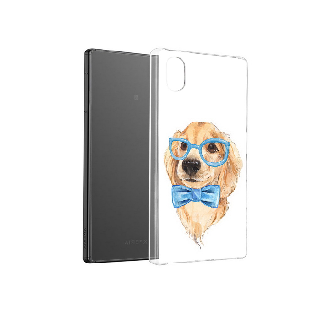 

Чехол MyPads Tocco для Sony Xperia X Собака интеллигент, Прозрачный, Tocco
