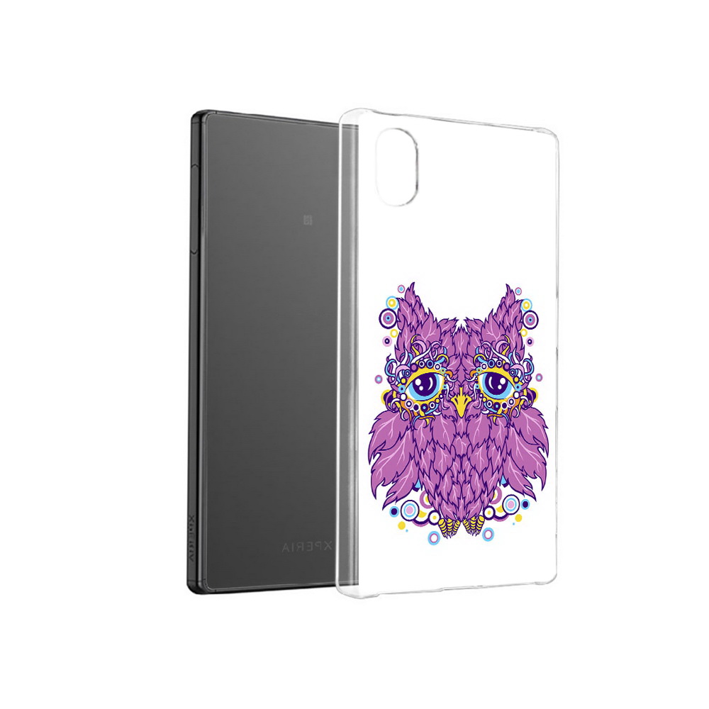 

Чехол MyPads Tocco для Sony Xperia X Розовая сова, Прозрачный, Tocco