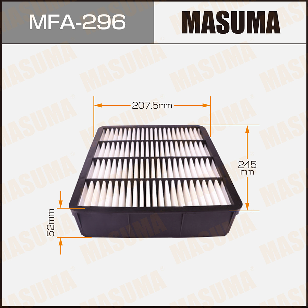 

Фильтр воздушный TOYOTA 95-02 MASUMA MFA-296