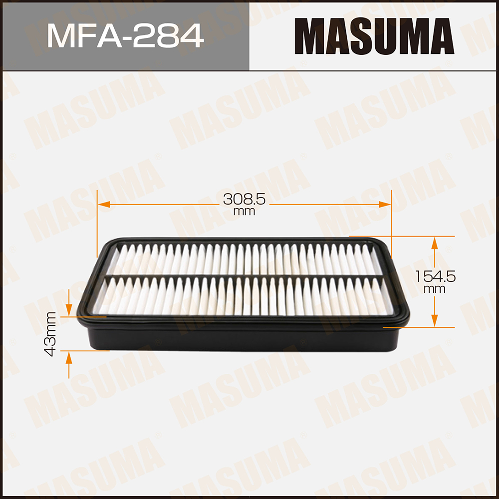 

Фильтр воздушный TOYOTA/LEXUS 90-02 MASUMA MFA-284