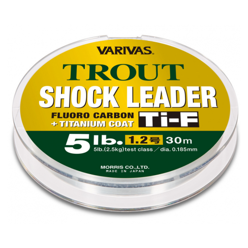 Леска флюорокарбон VARIVAS TROUT SHOCK LEADER FLUORO TI-F (VTSLFTIF30-3 (30 м 0,285мм)