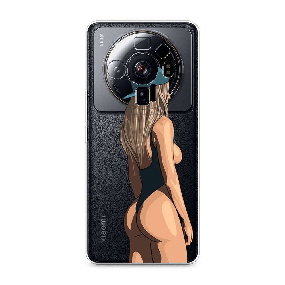 

Чехол на Xiaomi 12S Ultra "Девушка в черном купальнике", Зеленый;бежевый;черный, 314550-6
