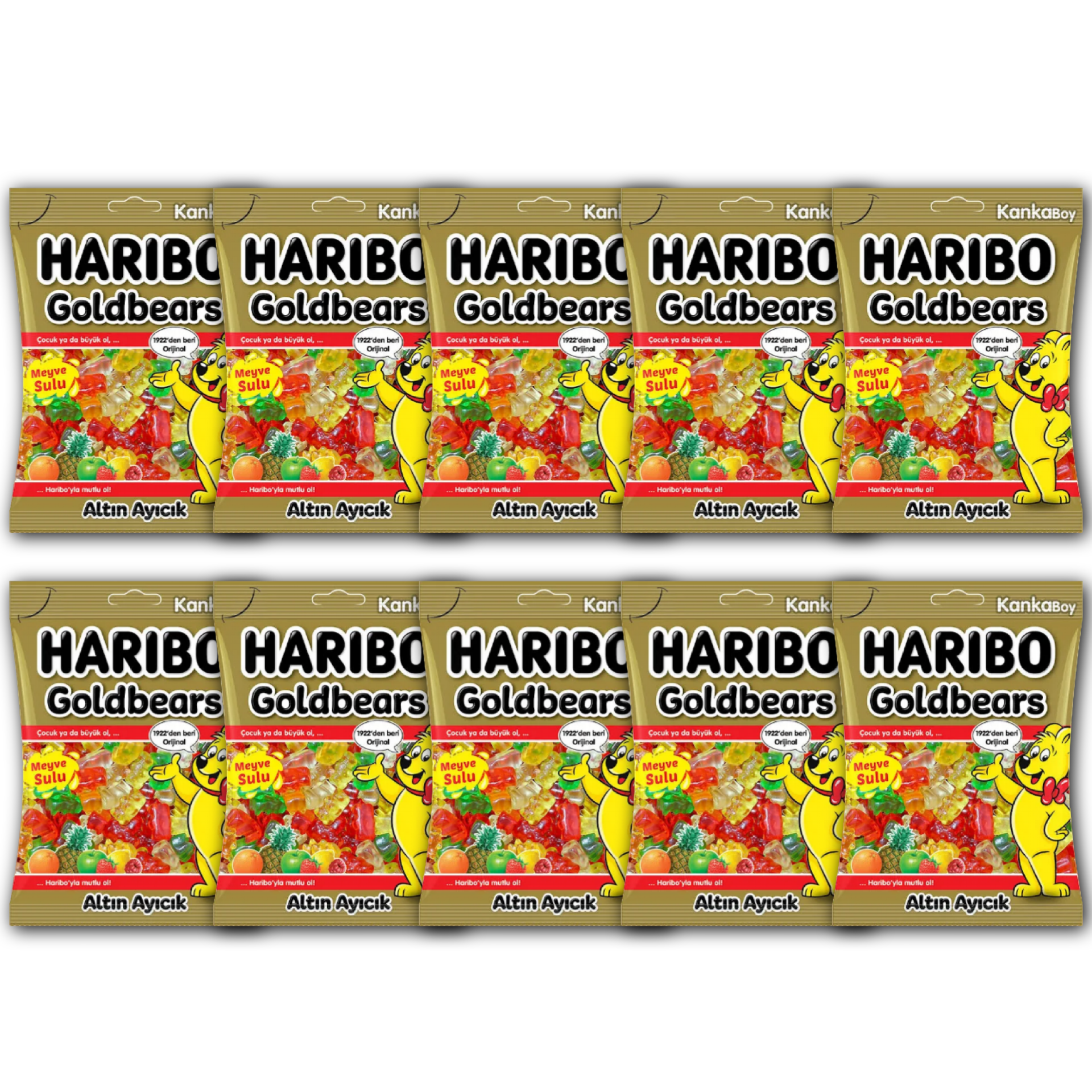 

Жевательный мармелад Haribo Золотые мишки, 80 г х 10 шт