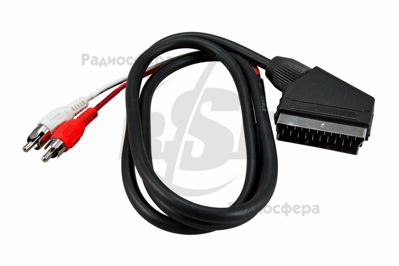 

Шнур 2RCA-SCART 1.2м REXANT